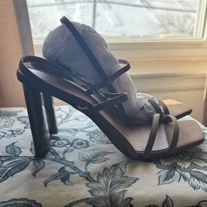 Call It Spring Black Strappy Sandals
